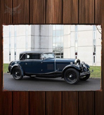 Металлическая табличка Delage DMN Faux Cabriolet